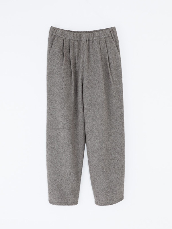 wool wide pants