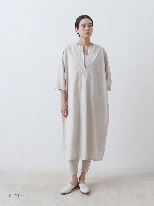 evam eva｜cotton one-piece｜ladies',one-piece