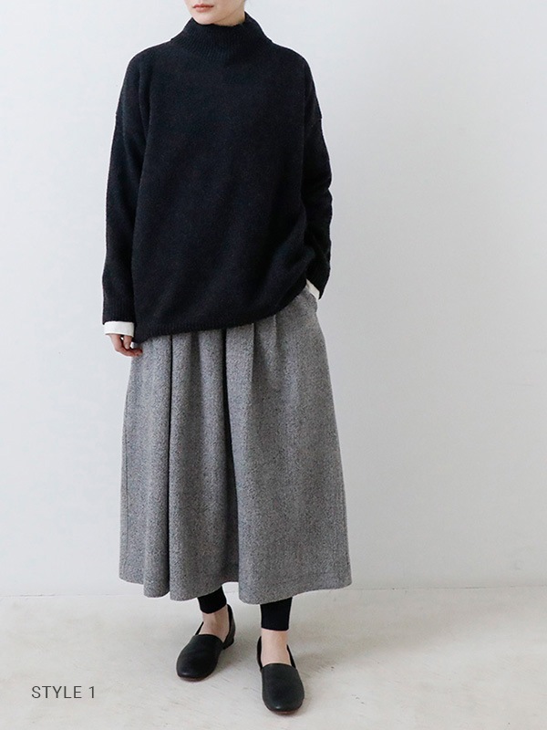 evameva wool skirt 【2025AW】 evam eva｜wool skirt｜ladies',bottoms