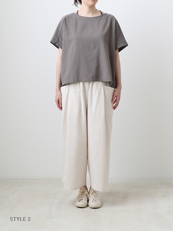 evam eva｜cotton pullover｜ladies',tops