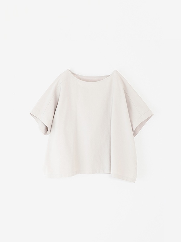 evam eva コットンハーフスリーブ　プルオーバー　アンティークホワイト evam eva｜cotton half sleeve pullover [men's]｜men's