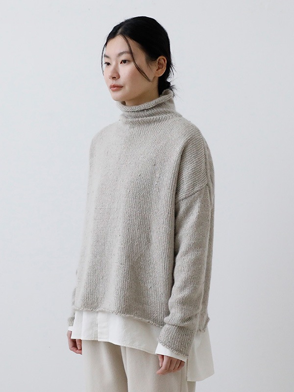 evam eva｜low gauge turtleneck｜ladies',tops