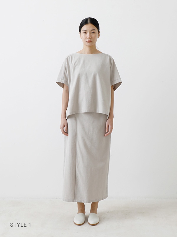 evam eva｜cotton wrap skirt｜ladies',bottoms