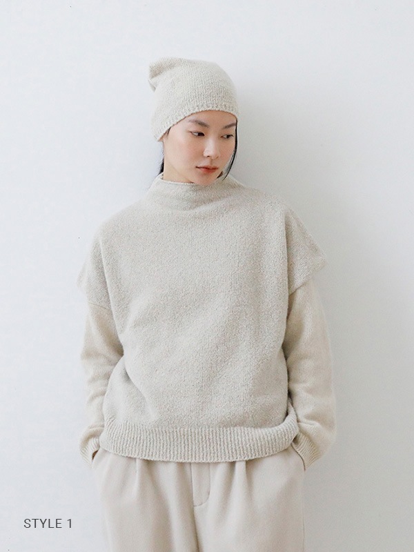 evam eva｜boucle yarn cap｜others,goods