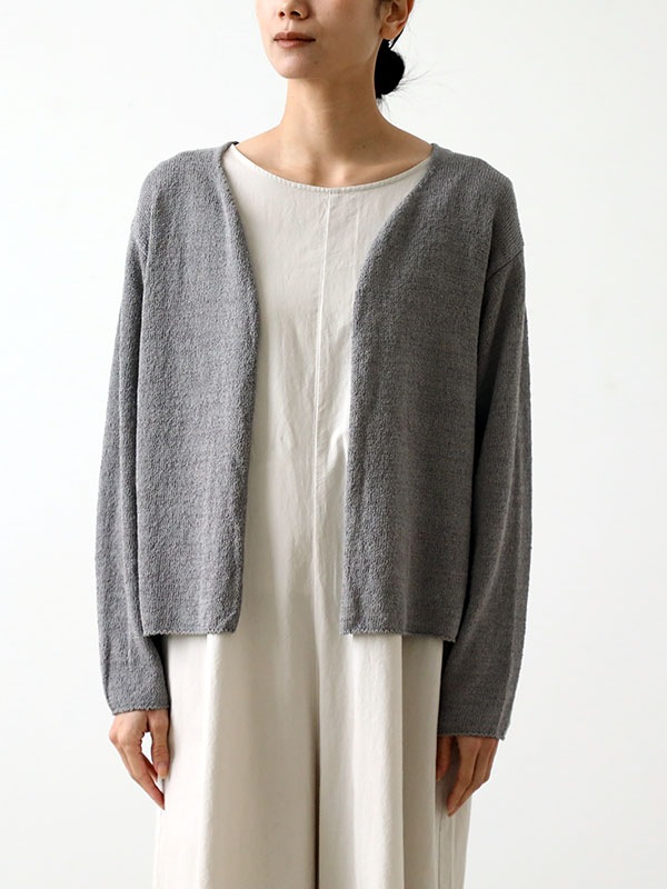 evam eva｜cotton linen cardigan｜ladies',tops