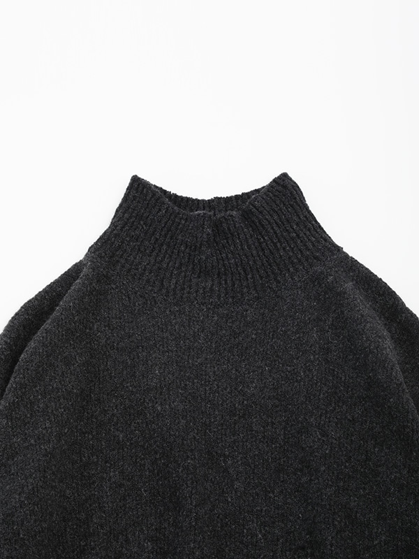 evam eva｜boucle yarn turtleneck｜ladies',tops