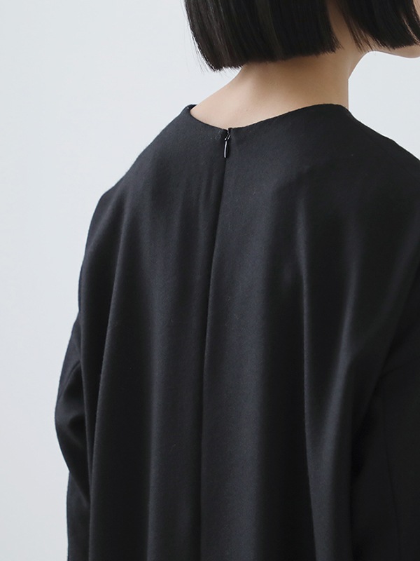 black tuck one-piece