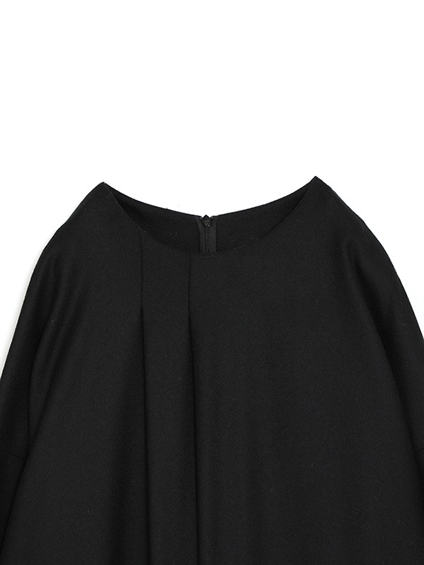 black tuck one-piece