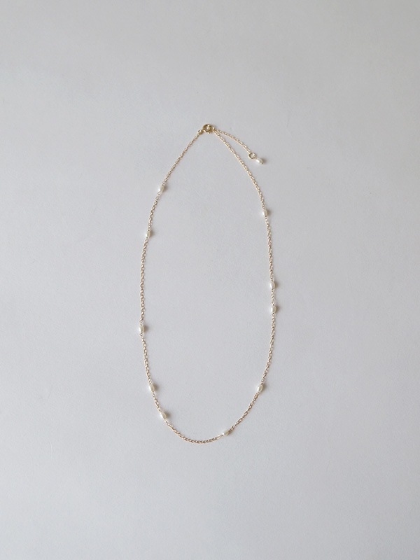 random rice pearl necklace
