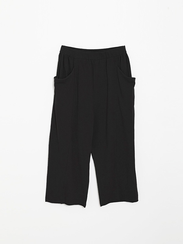 evam eva raising cotton wide pants 1 スミ evam eva｜cotton tuck narrow pants｜ladies',bottoms