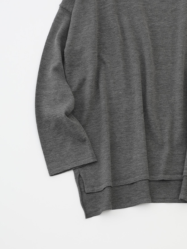 evam eva｜cotton silk pullover｜ladies',tops