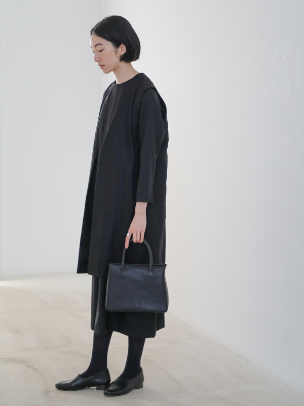black long vest
