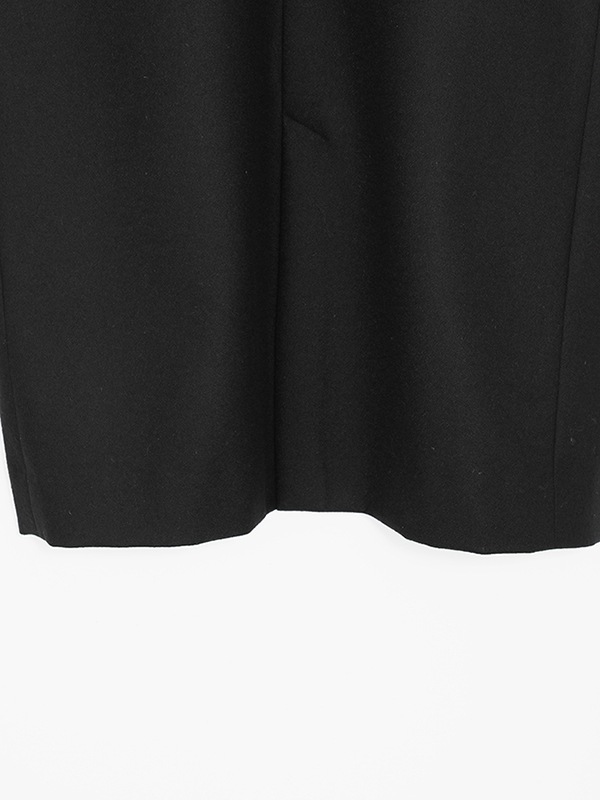 black long vest
