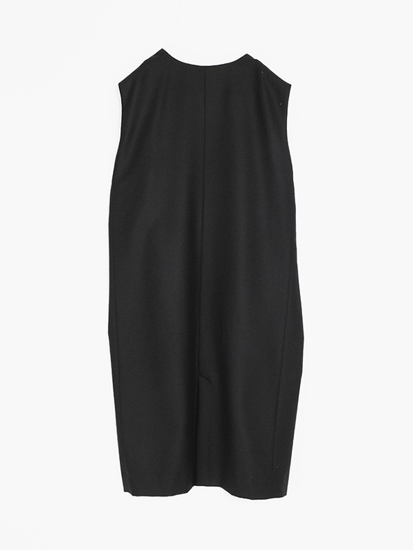 black long vest