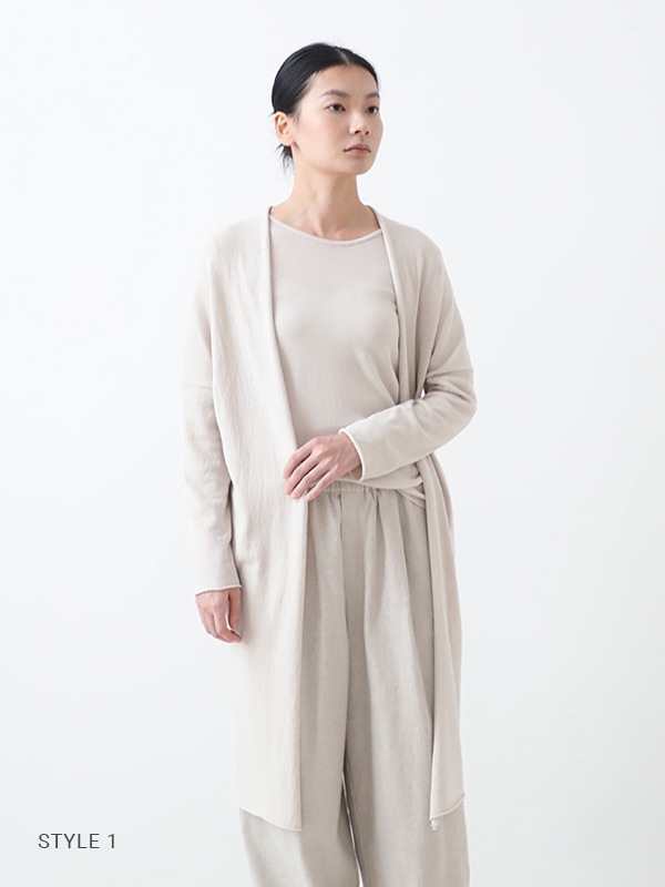 evam eva｜cotton robe｜ladies',outer