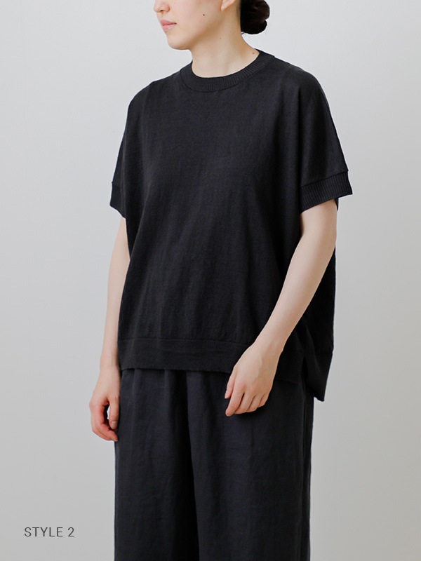 evam eva 本日終了 linen pullover 2025ss evam eva 本日終了 linen pullover 2025ss - メルカリ