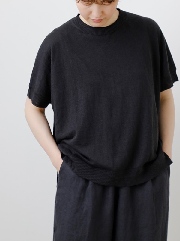 evam eva｜linen pullover｜ladies',tops