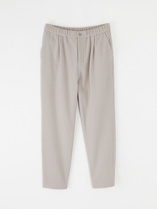 wool tuck pants [men's]