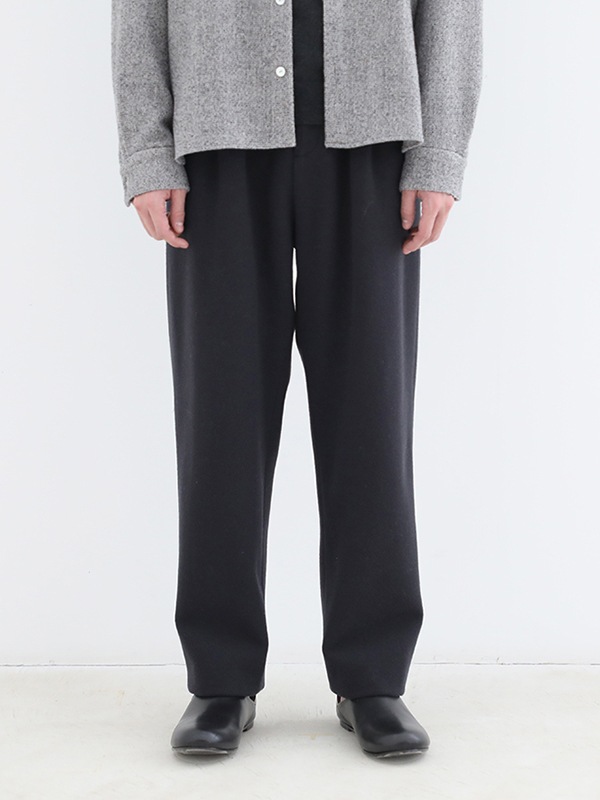 wool tuck pants [men's]