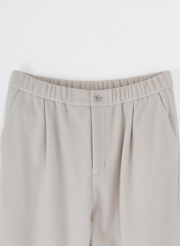 evam eva｜wool tuck pants [men's]｜men's