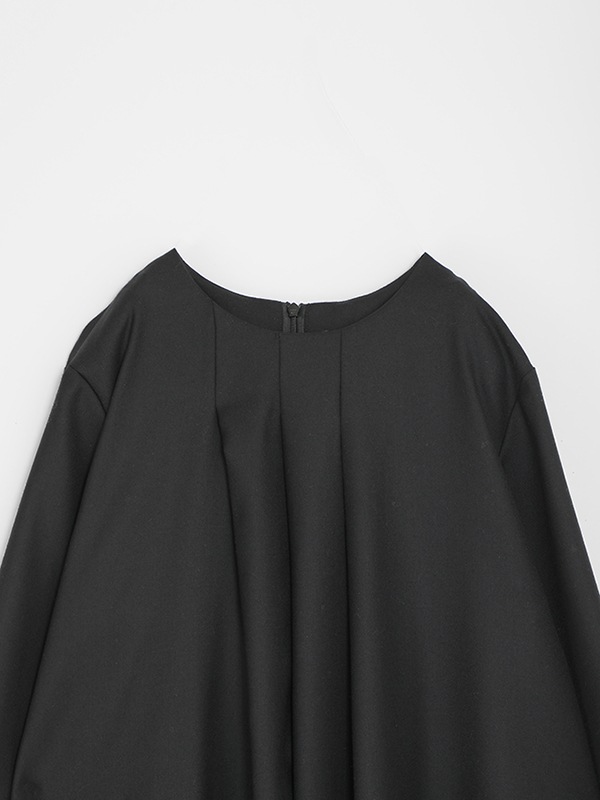 black tuck one-piece