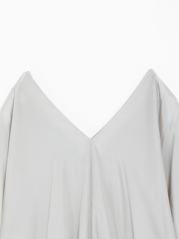 cupro silk poncho