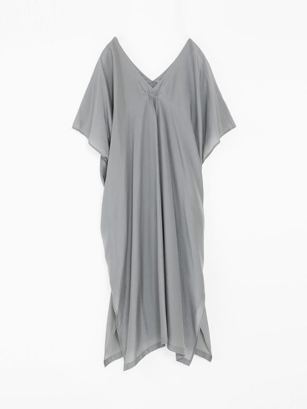 cupro silk poncho