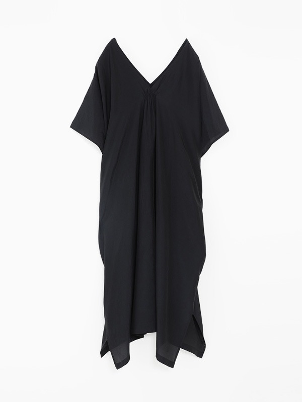 cupro silk poncho