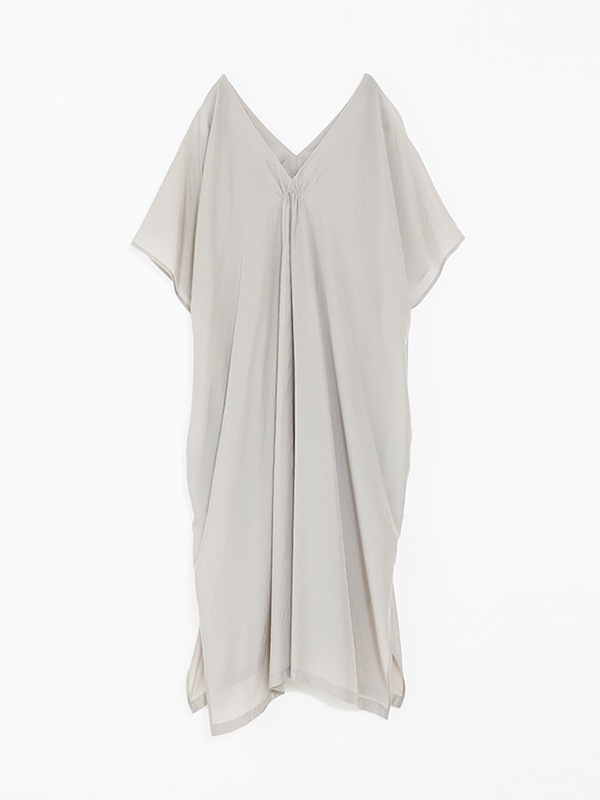 cupro silk poncho