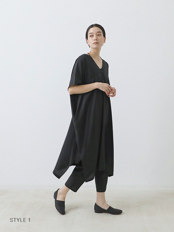 cupro silk poncho