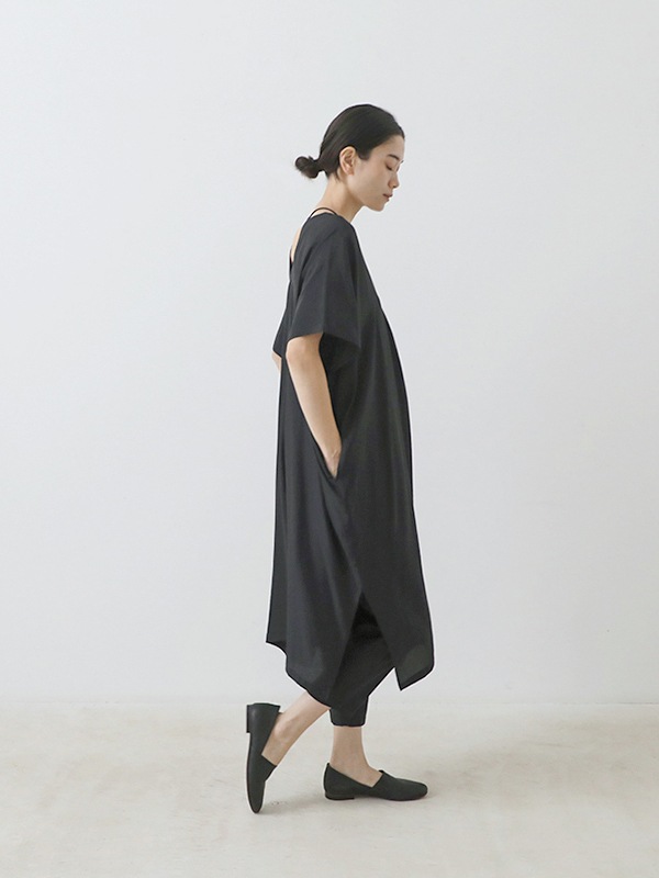 cupro silk poncho