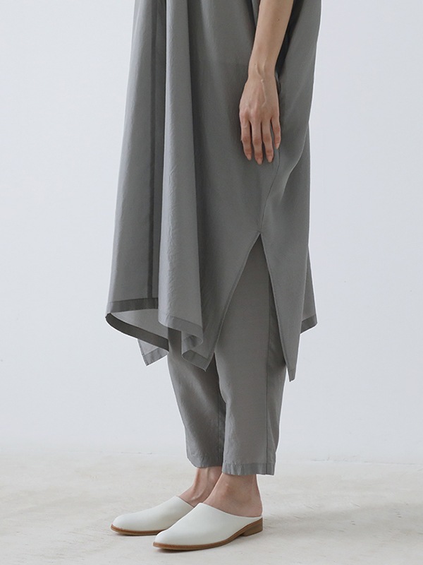 cupro silk poncho