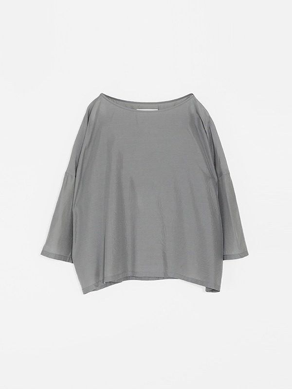 evam eva｜cupro silk pullover｜ladies',tops