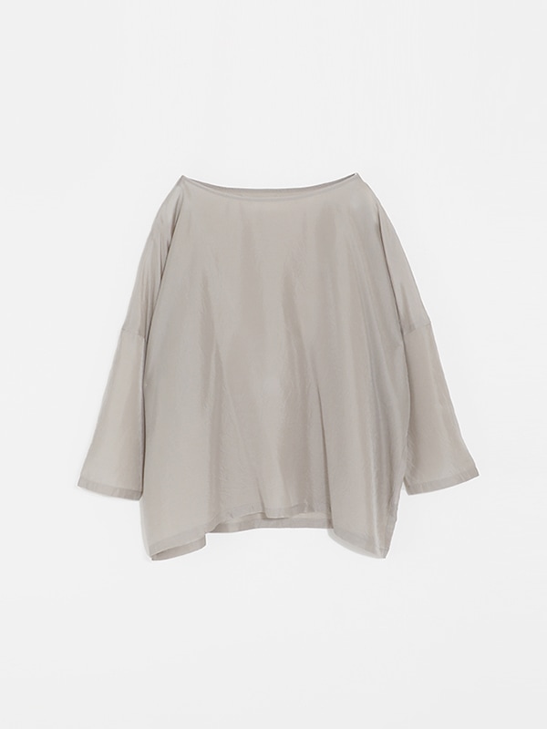 evam eva｜cupro silk pullover｜ladies',tops