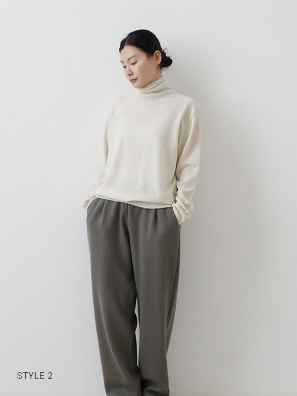 wool turtleneck [men's]