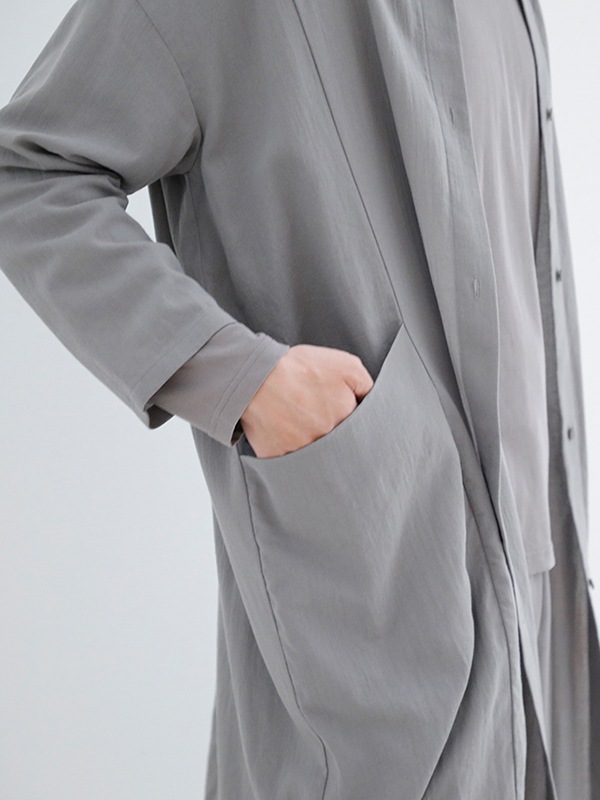 evam eva｜cotton shirt one-piece｜ladies