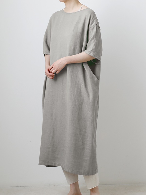 evam eva フレアワンピース ロングワンピース フレアワンピース ロングワンピース 半袖[品番：COCW0003004