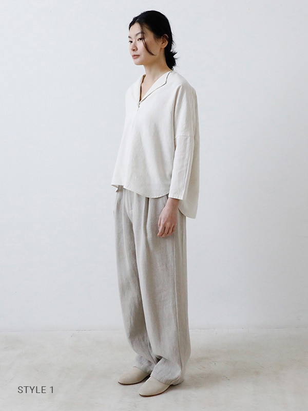 パンツ 2024ssevam eva * linen wool all-in-one* パンツ 2024ssevam eva * linen wool all-in-one* 2024ssevam eva