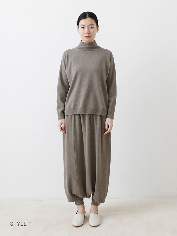 パンツ evameva wool sarrouel pants evam eva｜wool sarrouel pants｜ladies',bottoms