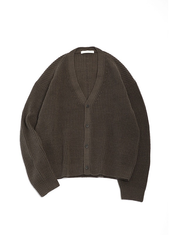 wool cotton aze cardigan [men's]