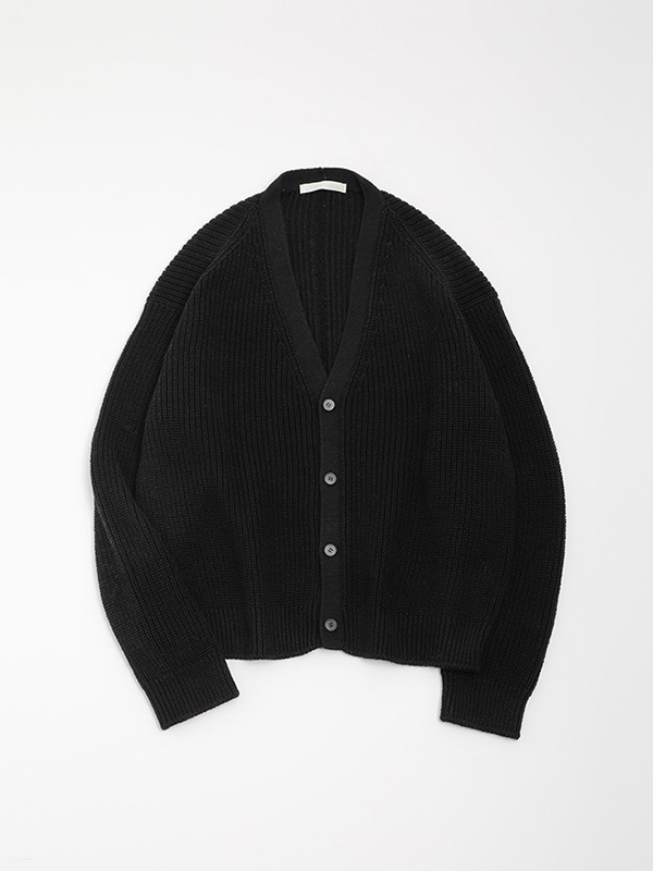 wool cotton aze cardigan [men's]