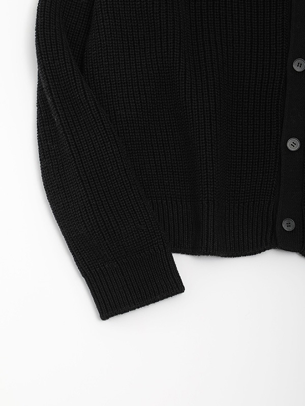 wool cotton aze cardigan [men's]