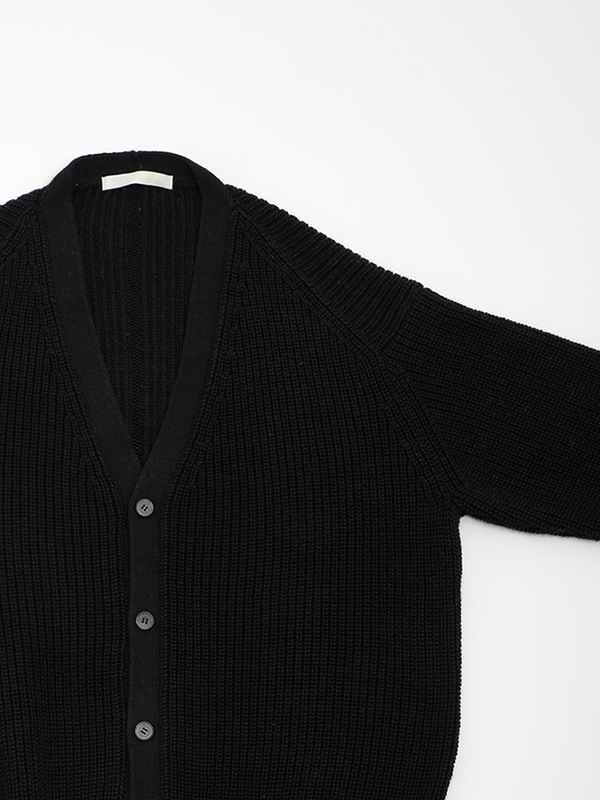 wool cotton aze cardigan [men's]