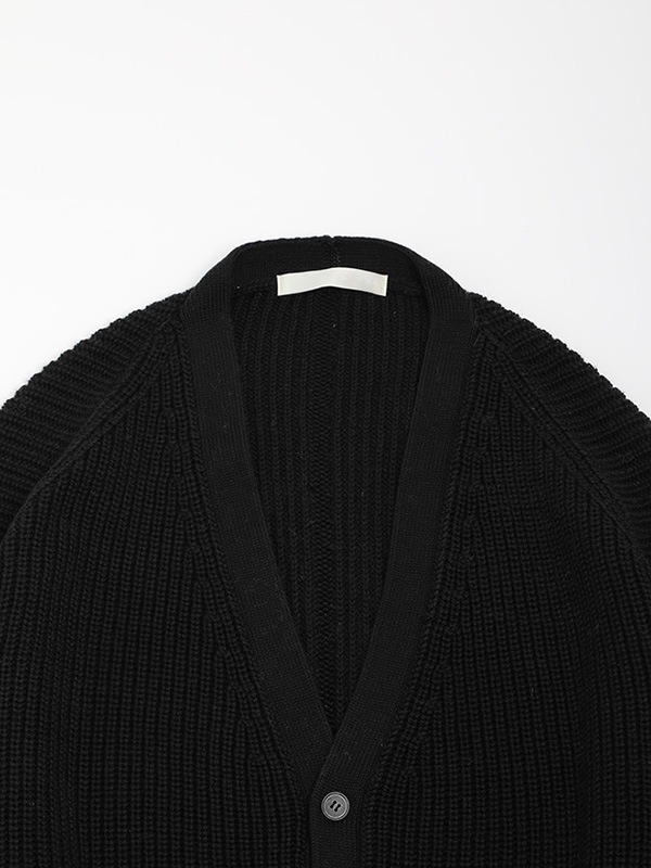 wool cotton aze cardigan [men's]