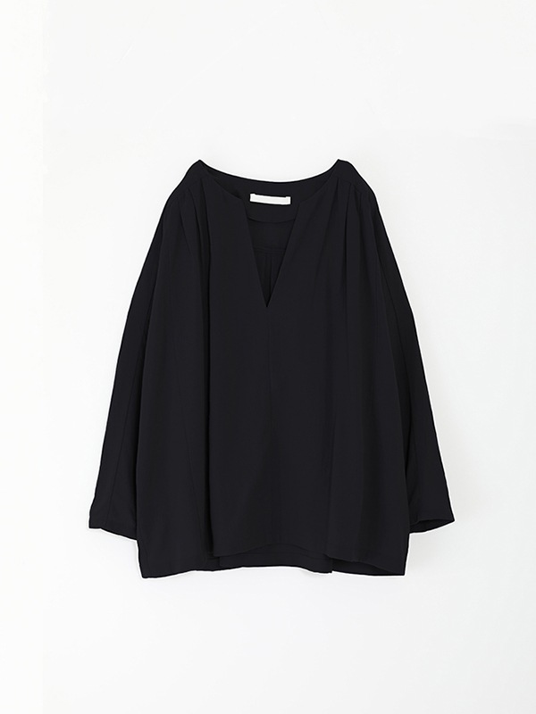 試着のみevam eva(エヴァムエヴァ)cotton pullover スミ黒 evam eva｜cotton pullover｜ladies',tops