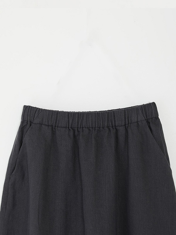 evam eva リネン　サルエルパンツ　スカート evameva (エヴァムエヴァ) linen sarrouel pants / リネン