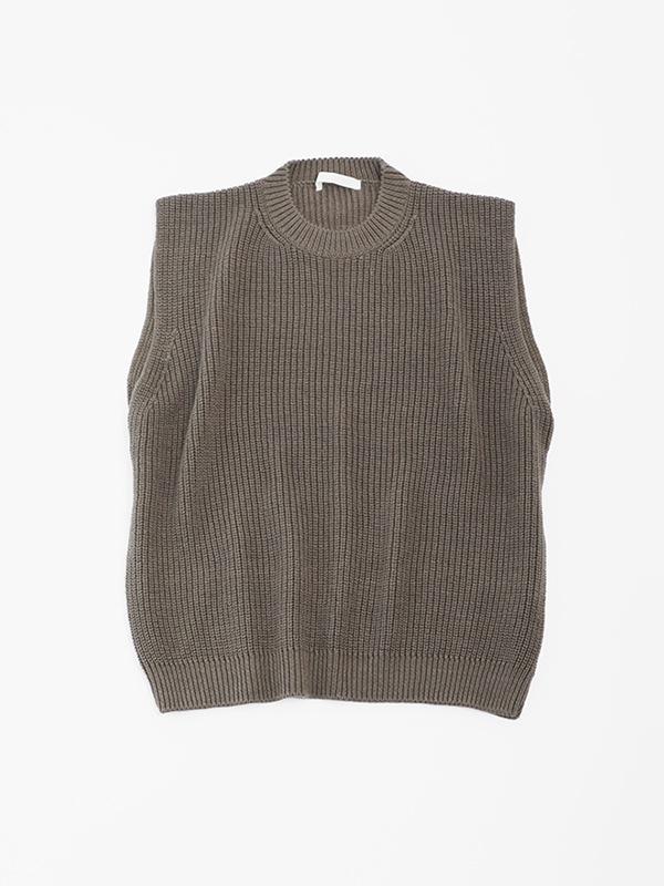 wool cotton aze vest [men's]