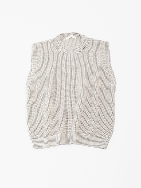 wool cotton aze vest [men's]