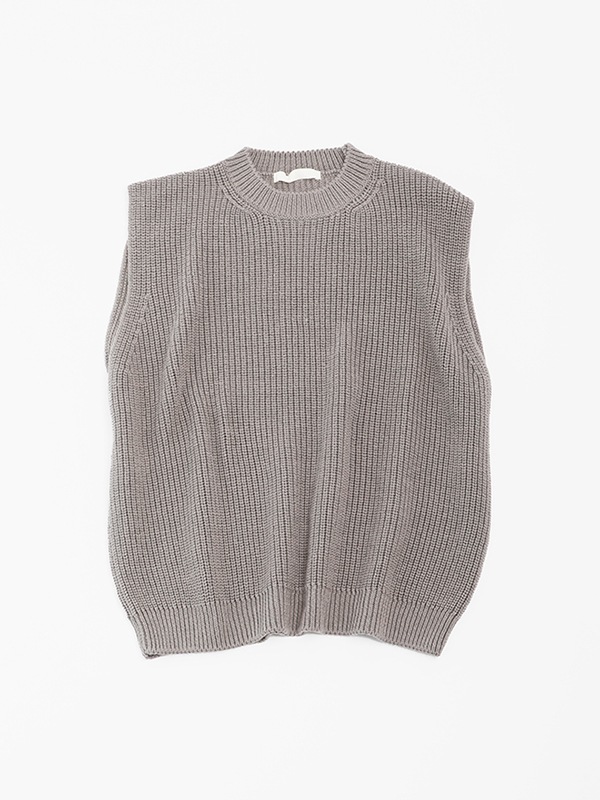 wool cotton aze vest [men's]