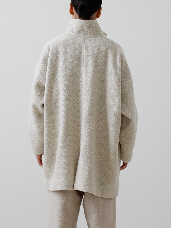 evam eva｜renew-wool stand short coat｜ladies',outer